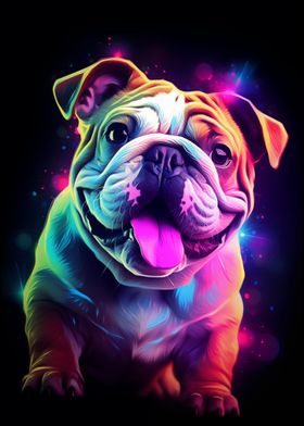 English Bulldog Wall Art