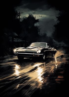 American Car Noir Style