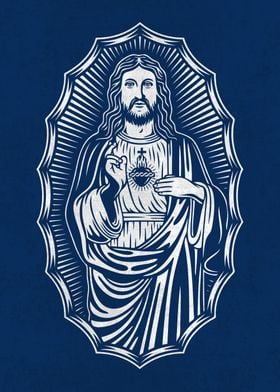 Jesus minimalist poster