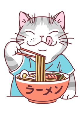 Ramen Cat Anime Bowl