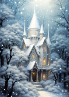 Fairy House in Winter