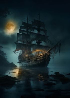 Ghost Ship n Moonlight
