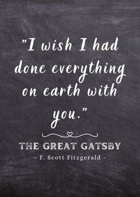 The Great Gatsby Quote