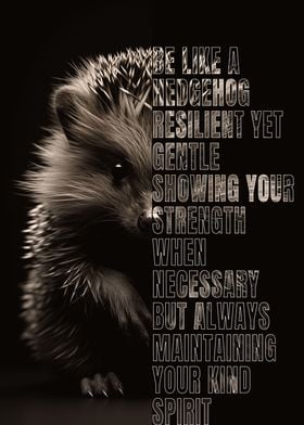 Hedgehog Wisdom Motivation