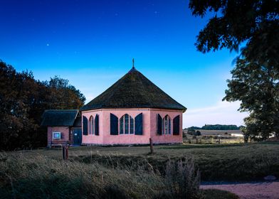 Nordic Chapel at Night