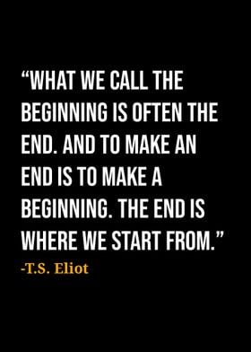 TS Eliot Quotes 