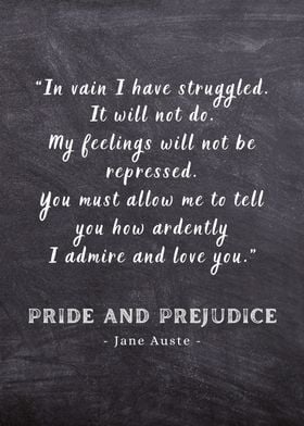 Pride and Prejudice Quote