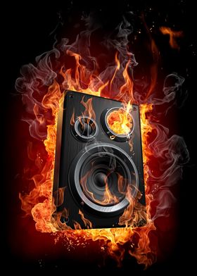 Burning Speaker