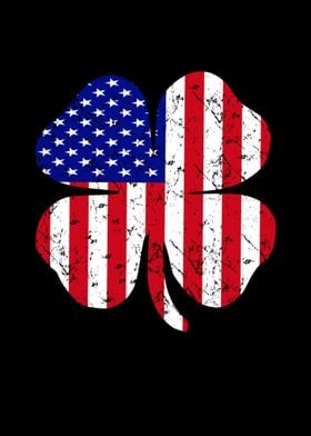 usa flag shamrock