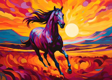 Sunset Sprinter Horse