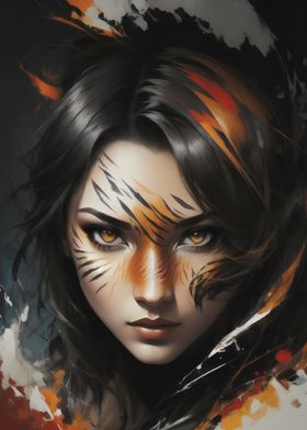 Fantasy Tiger Woman