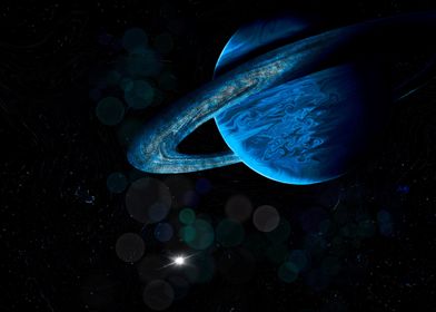 Blue Saturn