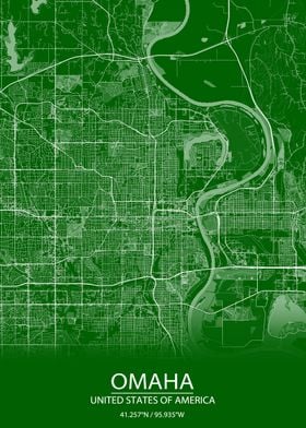 Omaha Nebraska Green Map