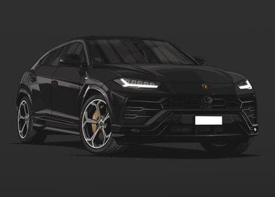 Lamborghini Urus Black