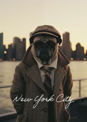 Stylish Fashion Pug NYC