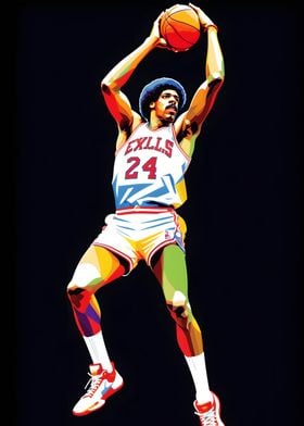 Basketball Julius Erving 