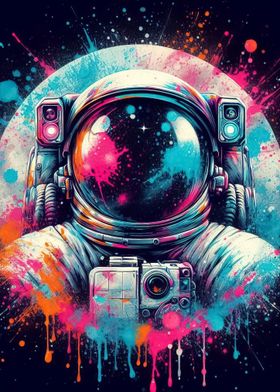 colorful astronaut