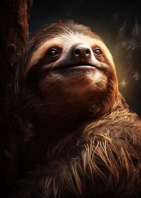 Sloth Portrait