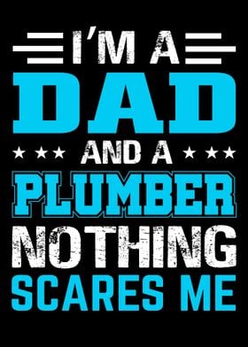 Dad Plumber Wall Art