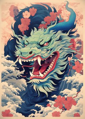 Dragon Japanese Ukiyo