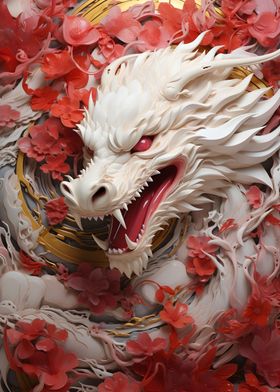 Fierce Dragon Red Flowers