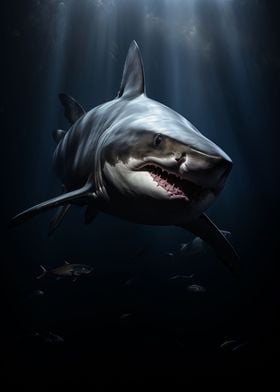 Great White Shark Portrait