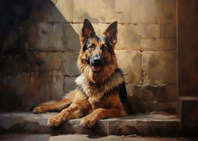 German Shepherd dog