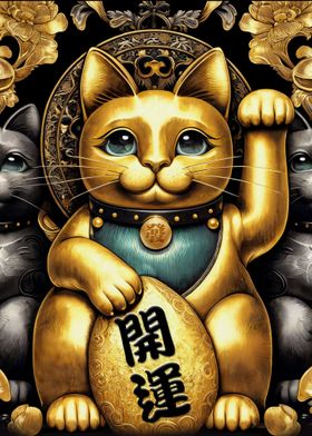 Gold X Fortune Cat