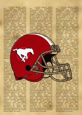 Calgary Stampeders Helmet