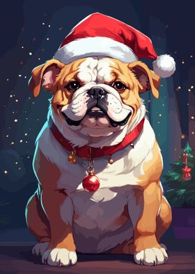 Bulldog Christmas