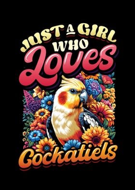 Girl Who Loves Cockatiels