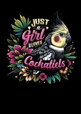 Girl Who Loves Cockatiels