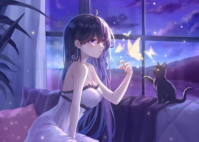 BLACK CAT butterfly ANIME