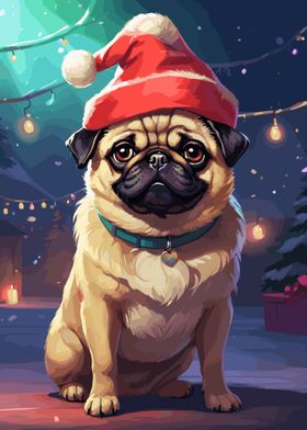 Pug Christmas