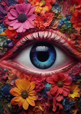 Psychedelic Eye Flowers 06