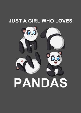 girl who loves pandas