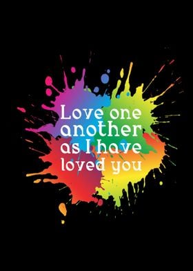 Love one another as I 