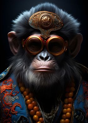 Steampunk Ape Monkey