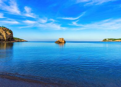 Ibiza beach sea landscape