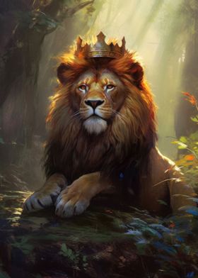 The King Lion Painting