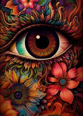 Psychedelic Eye Flowers 07