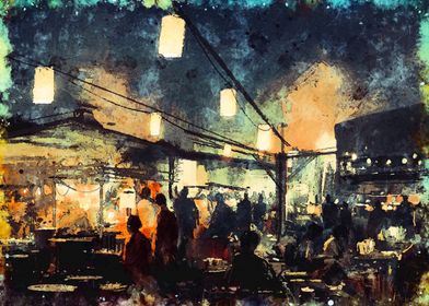 Night Market Art