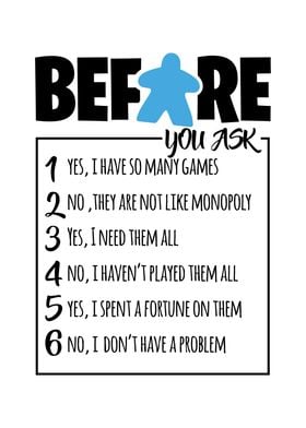 before you ask 