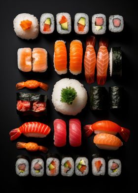 Sushi Array Elegance