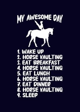 Funny Horse Vaulting