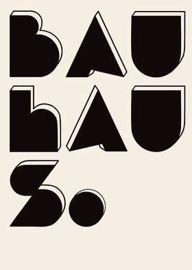 Black and White Bauhaus