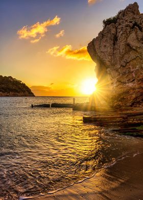 Ibiza sunrise beach beauty