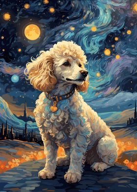 Poodle Night Sky