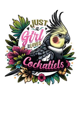 Girl Who Loves Cockatiels