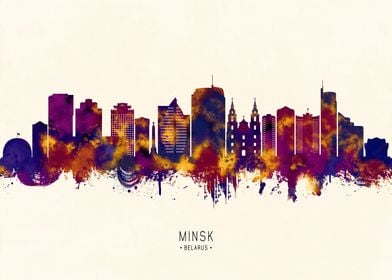 Minsk Belarus Skyline